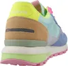 Close-up rear view of a multi-colored sneaker. Produktbild-Vorschau