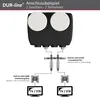 DUR-line 6° Monoblock Twin LNB - Astra 19,2°E + Hotbird Produktbild-Vorschau 5