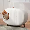 Makesure – Katzentoilette mit Standbeine, weiß Produktbild-Vorschau 1