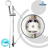 A close-up of a shower set with a magnified view of a component. Produktbild-Vorschau