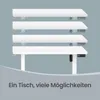 VASAGLE Höhenverstellbarer Schreibtisch, Schreibtisch Produktbild-Vorschau 5