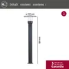 Paulmann LED Borne d'éclairage Sienna Détecteur de Voir les images du produit 2