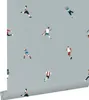 ESTAhome Tapete Fußballspieler Hellblau 50 x 900 cm Produktbild-Vorschau 1