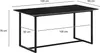 FineBuy Esszimmertisch 120x60x76 cm Küchentisch Schwarz in Produktbild-Vorschau 3