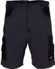 A pair of dark-colored cargo shorts is shown against a white background. Produktbild-Vorschau