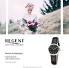 Regent Armbanduhr Quarzuhrwerk Analoganzeige Mineralglas Produktbild-Vorschau 3