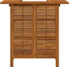 A wooden bar table with slatted doors. Náhľad obrázku produktu