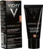 A product shot of Vichy Dermablend foundation packaging and tube. Podgląd zdjęcia produktu