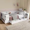 okwish Kinderbett 140x200 Multifunktionales Schlafsofas mit Produktbild-Vorschau 3