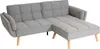 Schlafsofa HWC-K18 mit Ottomane, Couch Sofa Gästebett, Produktbild-Vorschau 5