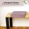 Klemmkissen 1 Leiste Sitzkissen Cord Stoff Kord Bankauflage Bankkissen Kissen Altrosa Voir les images du produit