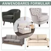 Sofa Sitzkissenbezug, Stretch Sofabezug, Elastische Produktbild-Vorschau 9