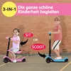 Yoleo Kinderroller mit abnehmbarem Sitz, LED-Rädern, Produktbild-Vorschau 2