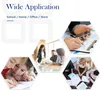 Collage of images showing different applications of a product, including office meetings, children studying, and a person using a calculator. Produktbild-Vorschau