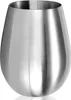 com-four® 4x Weinglas aus Edelstahl - Weinbecher 500 ml für Produktbild-Vorschau 7