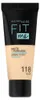 Maybelline Fit Me Matte & Poreless 118 Nude, Röhre, Produktbild-Vorschau 1