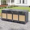 Mülltonnenbox 4er Set für 240 Liter Tonnen Produktbild-Vorschau 7
