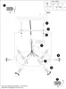 Zylindrischer 4-Seitenloch-Lampenbaldachin Kit aus Metall Produktbild-Vorschau 5