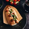 500 Hot Dog Beutel / Tüten PAP 100 x 190 mm braun 2-seitig Produktbild-Vorschau 2