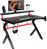 Huzaro Hero 5.0 Bureau de jeu avec accessoires, Noir, Voir les images du produit 1