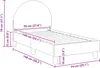 vidaXL Kinderbettgestell mit Kopfteil Creme 70 x 140 cm Produktbild-Vorschau 8