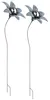 Kobolo Gartenstecker Dekostecker Blume Gray Flower S/2 aus Produktbild-Vorschau 2