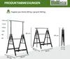 2 x Arbeitsbock 7-fach höhenverstellbar bis 400 kg Stahl Produktbild-Vorschau 3