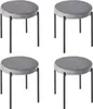 Zestaw 4 składanych stołków do jadalni HOMCOM Metalowy Podgląd zdjęcia produktu 1