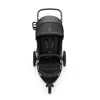 A top-down view of a black stroller on a white background. Produktbild-Vorschau