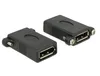 DeLOCK DisplayPort 1.1 F-F, DisplayPort, DisplayPort, Černá Náhled obrázku produktu 2