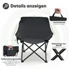 SUNULA Campingstuhl Faltbar 100 kg, Camping Klappstuhl Produktbild-Vorschau 5