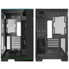 Two views of a computer case are shown side-by-side. Náhľad obrázku produktu