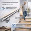 Treppengeländer Handlauf Edelstahl 150cm Griff Wandhandlauf Produktbild-Vorschau 9