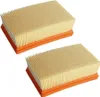 2x Flachfaltenfilter/Lamellenfilter/HEPA-Filter ersetzt Produktbild-Vorschau 1