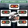 Fanalino posteriore per bicicletta con luce lampeggiante a Anteprima dell’immagine prodotto 3