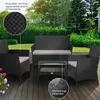 SVITA Rattan Set BROOKLYN 2020 in schwarz Gartenmöbel Produktbild-Vorschau 2