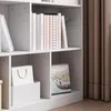 Grande bibliothèque ouverte blanche – Étagère sur pied Voir les images du produit 3