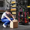 HOMCOM Dielenský vozík na náradie s 3 poschodiami, bočné Náhľad obrázku produktu 7