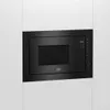 A black built-in microwave oven is shown against a white background. Podgląd zdjęcia produktu
