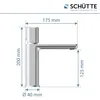 Grifo para lavabo SCHÜTTE NEW YORK, grifo de baño con Vista previa de la imagen del producto 5