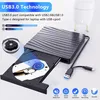 ZELURXX Externes DVD-Laufwerk, USB 3.0 und Typ-C, tragbares Produktbild-Vorschau 4