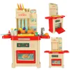 Kinderspielzeug Küche Ofen Brenner Lichter + Zubehör Produktbild-Vorschau 2