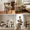 Lot de 2 chaises de salle à manger COLAMY en bois massif, Voir les images du produit 5