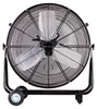 Podlahový ventilátor Ø 60 cm 230 W kovový černý Náhled obrázku produktu 8
