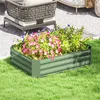 Outsunny Bac à plantes surélevé en acier, bac à fleurs Voir les images du produit 2