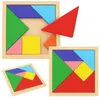 Tangram gra logiczna układanka drewniana puzzle kreatywne Podgląd zdjęcia produktu 1