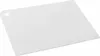 A white cutting board with a hole in the corner is shown on a white background. Produktbild-Vorschau