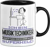 Musiktechniker Geschenk Tasse Ich Bin Musiktechniker Aber Produktbild-Vorschau 1