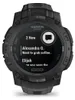 Garmin Instinct 3 Tactical, 45mm, Solar, Black Con Anteprima dell’immagine prodotto 2