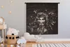 MuchoWow® Wandteppich Wandbehang Frau - Farbe - Luxus Produktbild-Vorschau 4